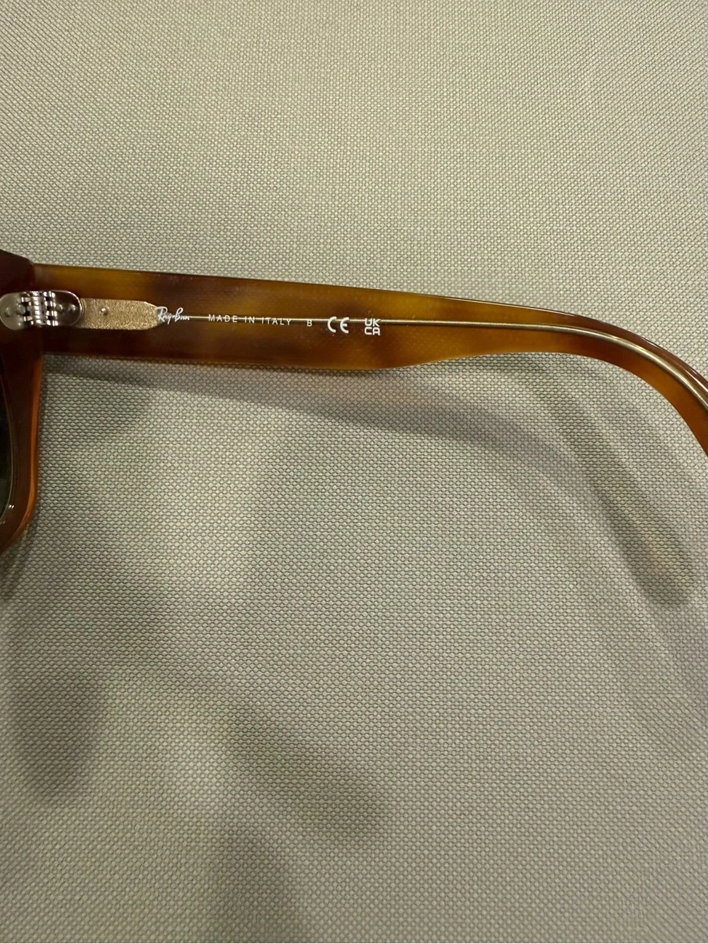 Ray-Ban State Street Sunglasses - Havana Tortoise Frame with Green Lenses